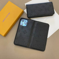 Premium Wallet Case Black Edition for iPhone Series
