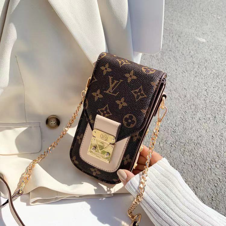 Crossbody Leather Phone Bag  022