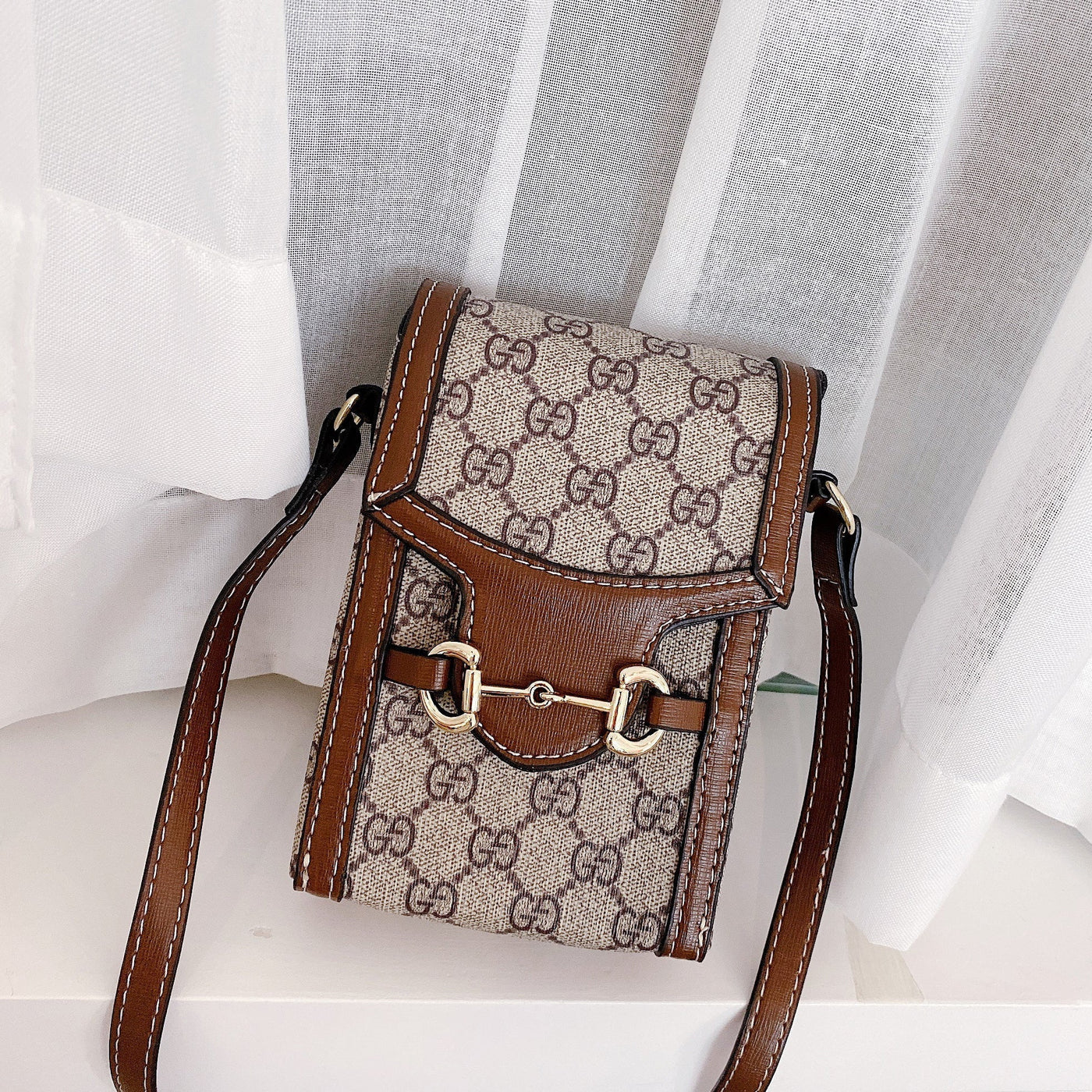 Luxe Texture Leather Handbag  008