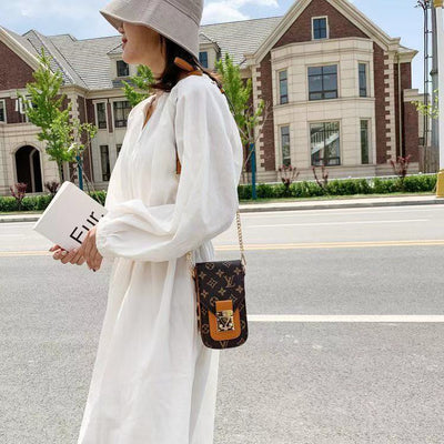 Crossbody Leather Phone Bag  022