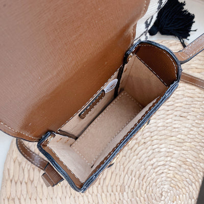 Luxe Texture Leather Handbag  008