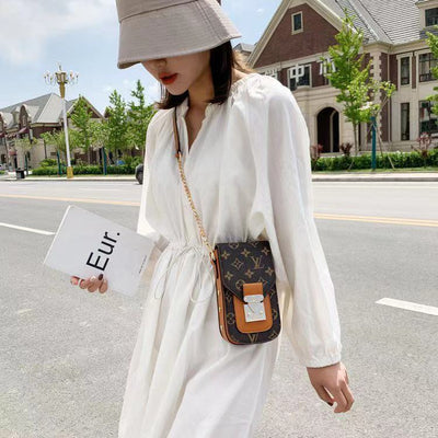 Crossbody Leather Phone Bag  022
