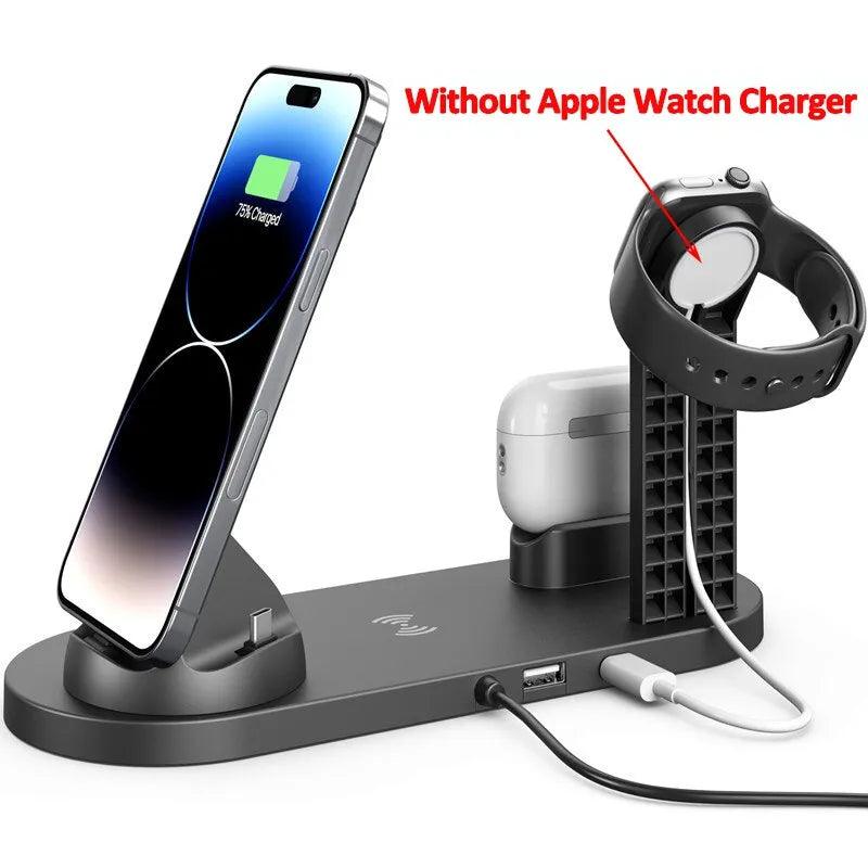 5-in-1 Wireless Charger for iPhone & Apple Watch