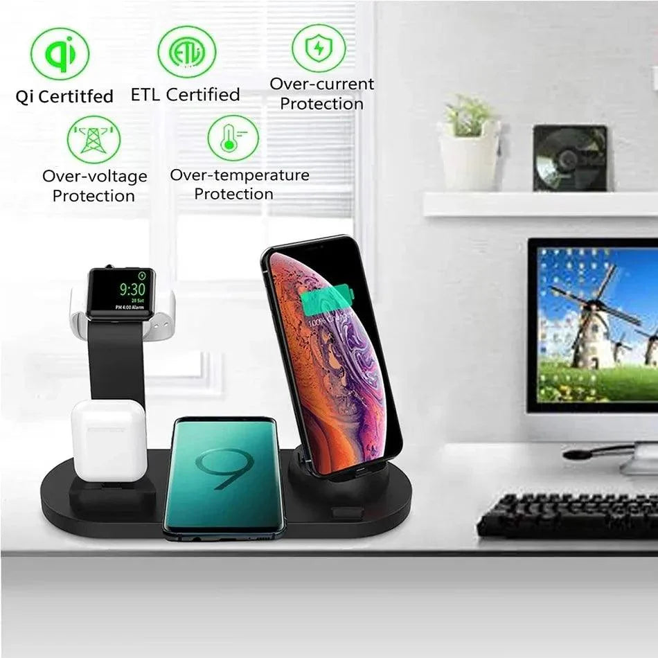 5-in-1 Wireless Charger for iPhone & Apple Watch