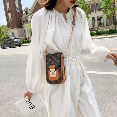 Crossbody Leather Phone Bag  022
