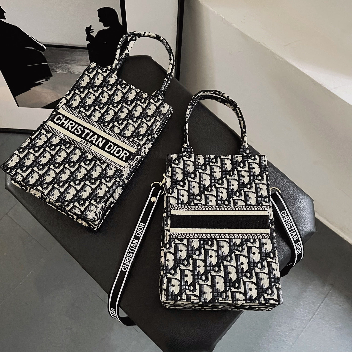 Luxe Texture Leather Handbag  004
