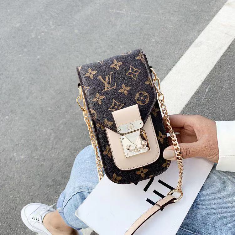 Crossbody Leather Phone Bag  022