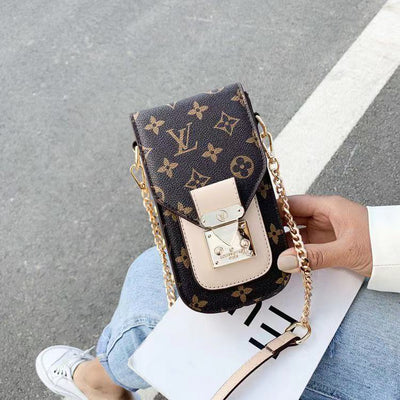 Crossbody Leather Phone Bag  022