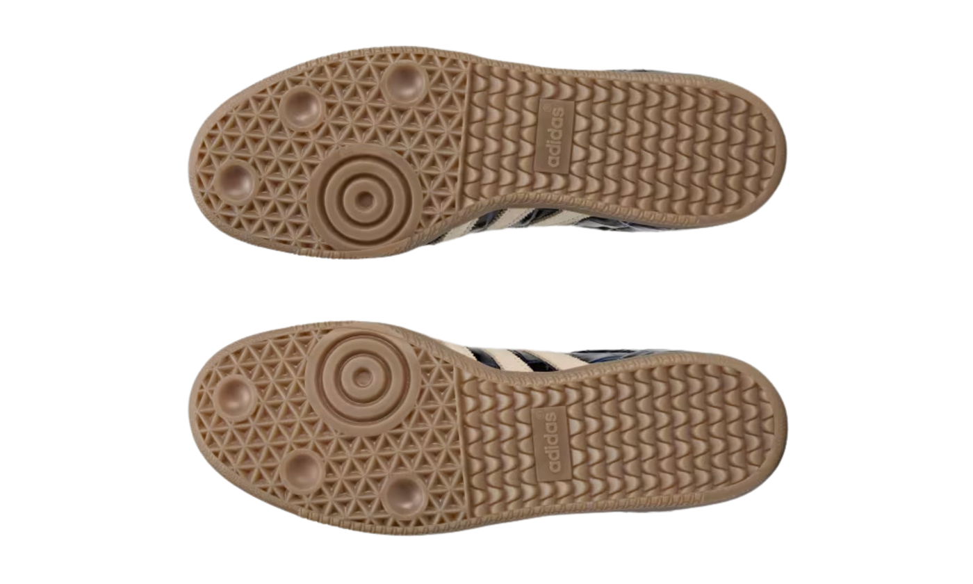 Samba Pony Wales Bonner Collegiate Navy Crocodile Print Sneakers