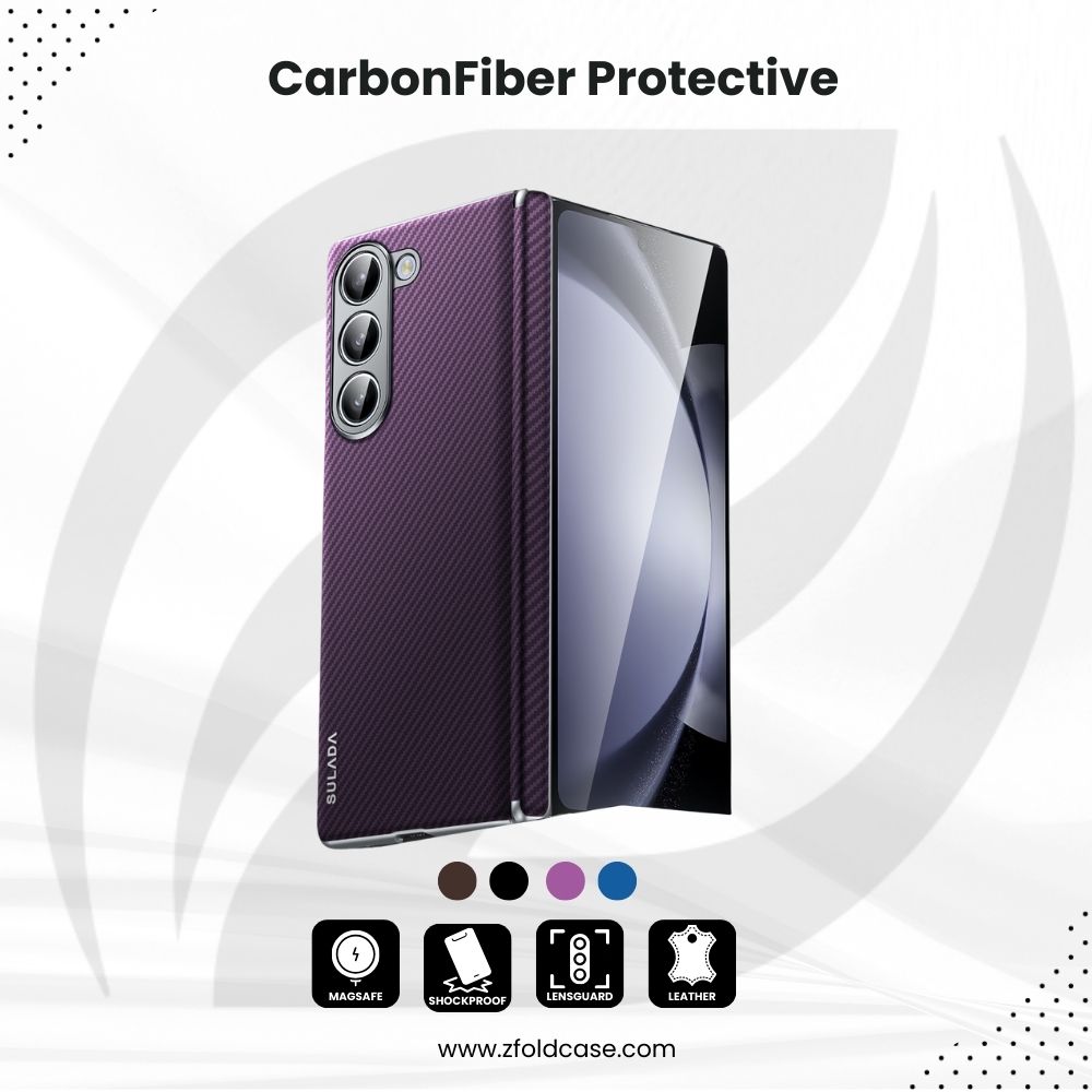 CarbonFiber Z Fold 6, 5, 4 Protective Case