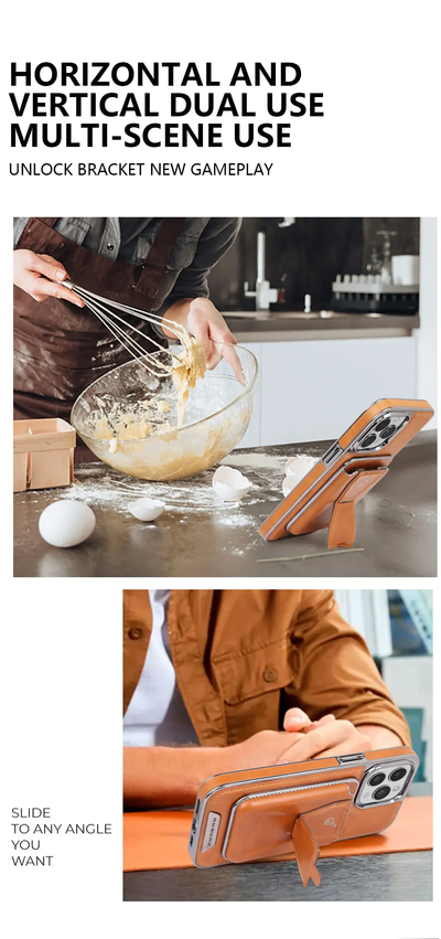 LuxeGrip™ Leather Case