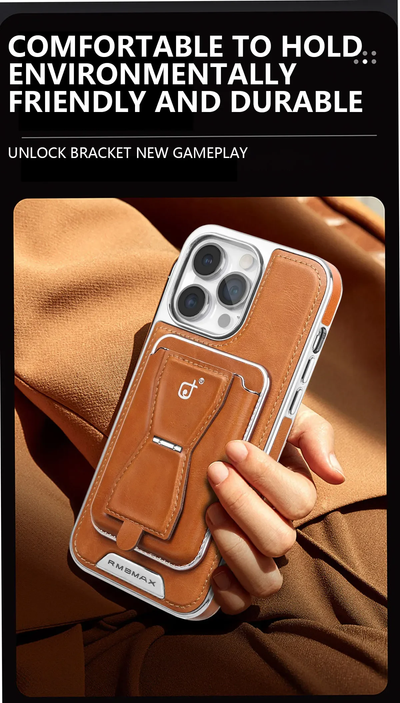 LuxeGrip™ Leather Case