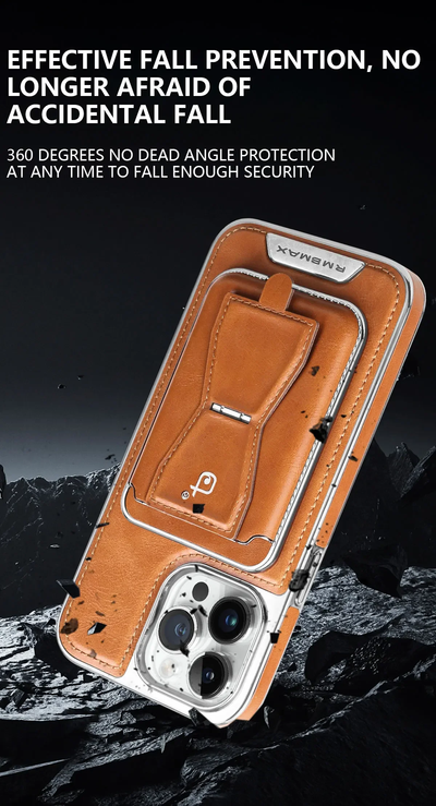 LuxeGrip™ Leather Case