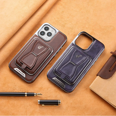 LuxeGrip™ Leather Case