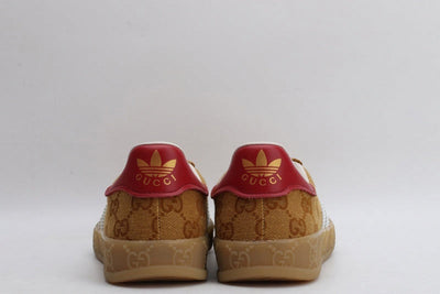GC X Gazelle Sneakers - Gold Monogram
