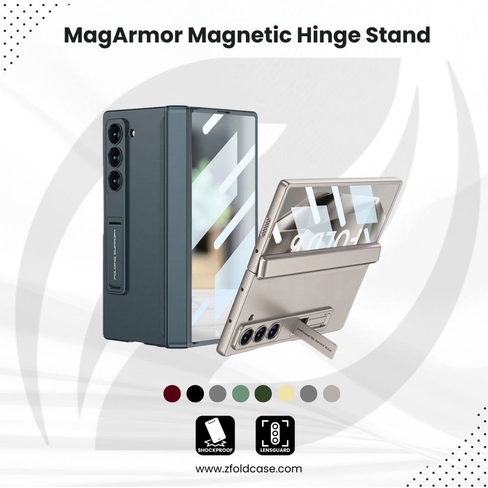 MagArmor Z Fold 6, 5 Magnetic Hinge Stand Case