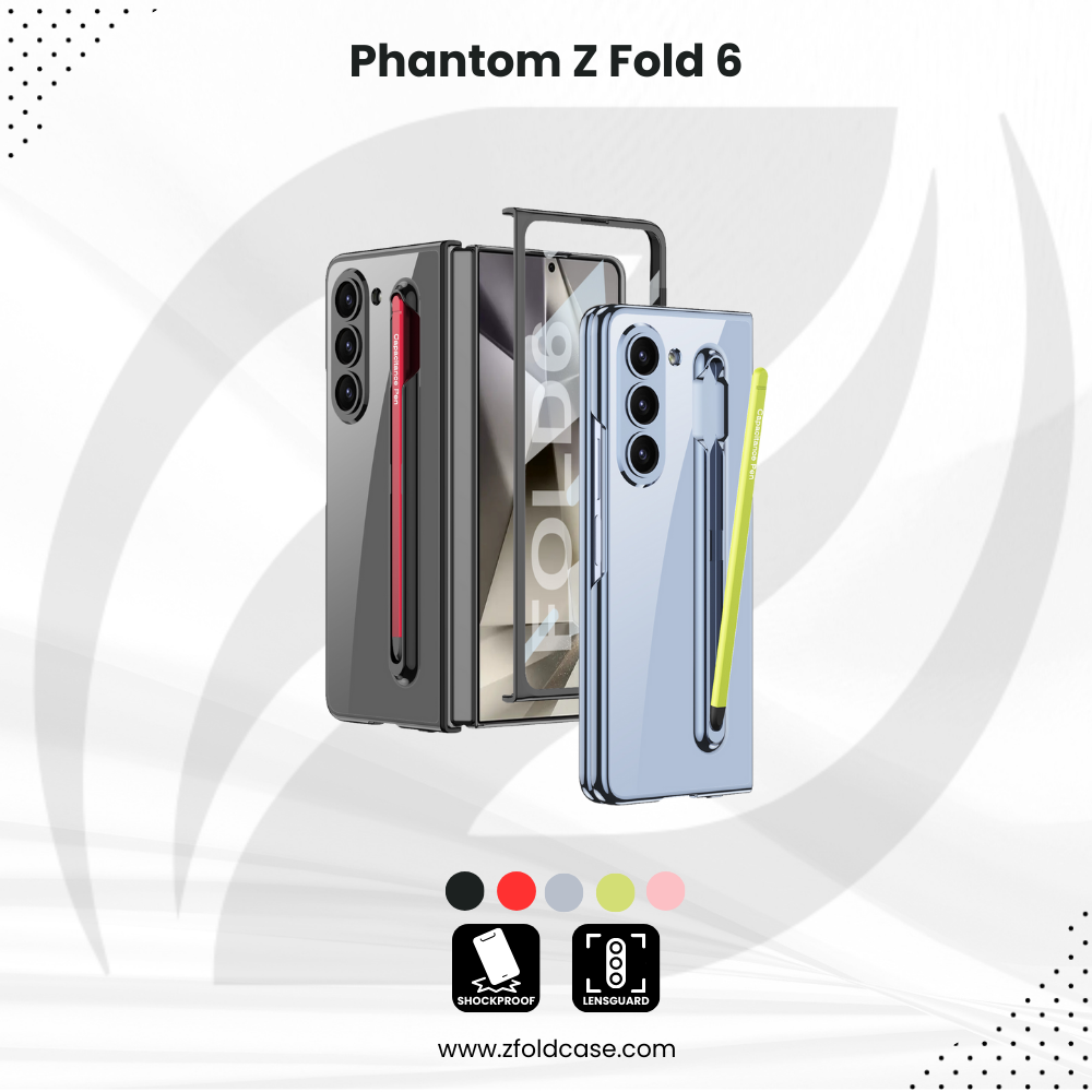 Phantom Z Fold 6 Pen Slot Camera Protection Case