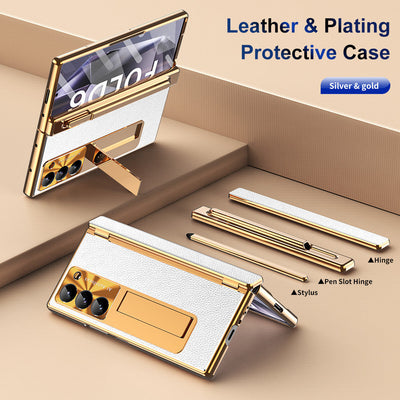 Prestige Z Fold 6, 5, 4 Leather S Pen Bracket Case