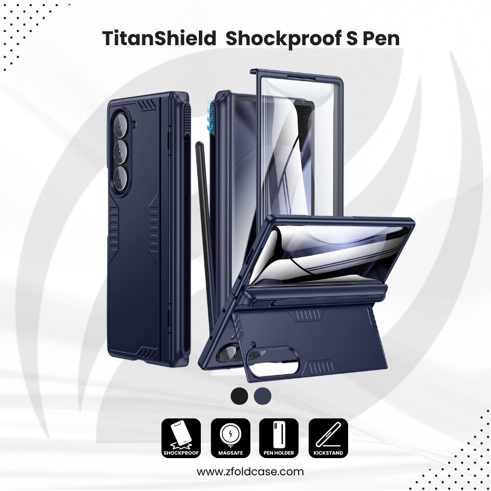 TitanShield Z Fold 6 Shockproof S Pen Case