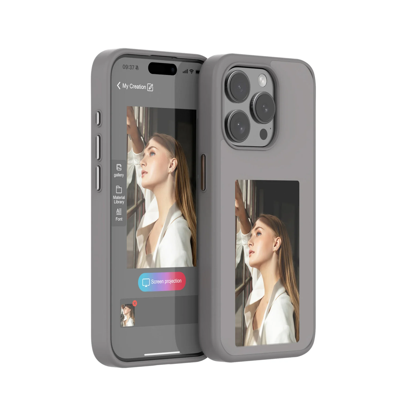 Pixe™ Smart Ink-Screen Case for iPhone