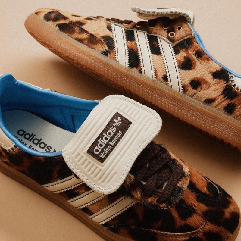 Wales Bonner Samba Pony in Eye-Catching Leopard Print