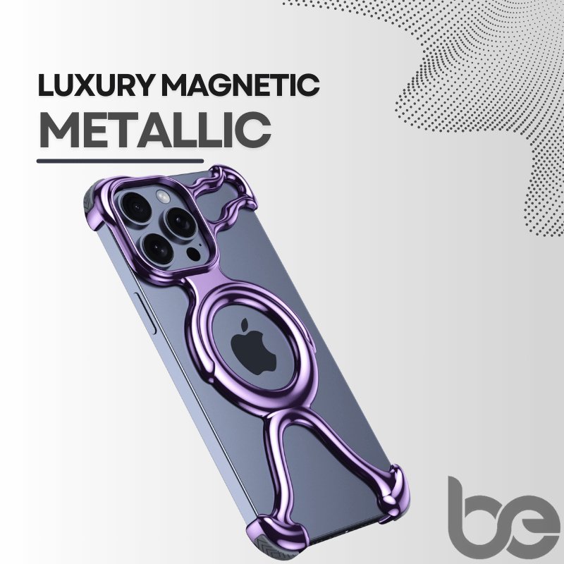 Luxury Magnetic Metallic Phone Case for iPhone