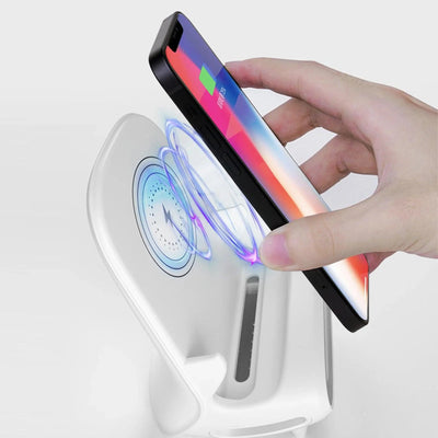 Magnetic Wireless Charger Stand Holder - 15W Desktop Dock Mount