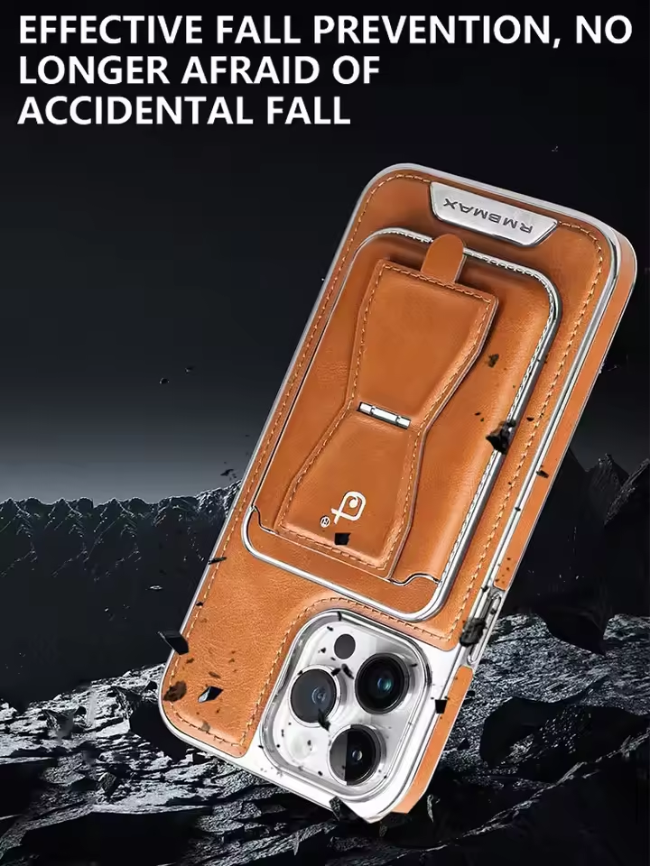 LuxeGrip™ Leather Case