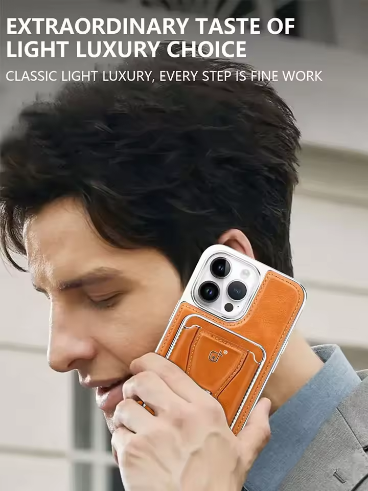 LuxeGrip™ Leather Case