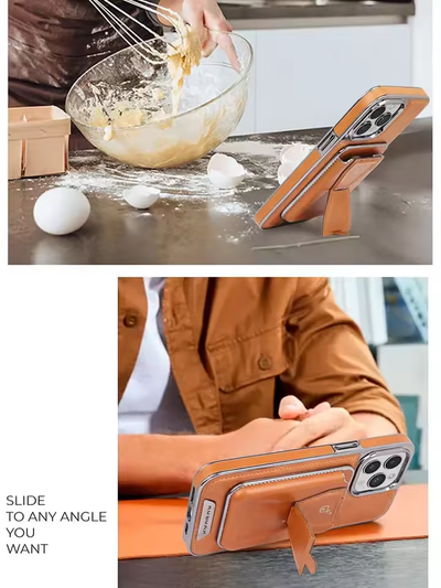 LuxeGrip™ Leather Case