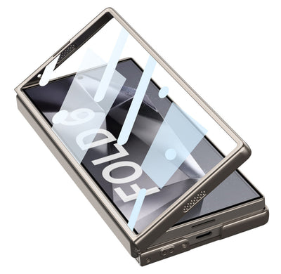 Ultra-Thin Z Fold 6 Card Holder, Screen Protector Case