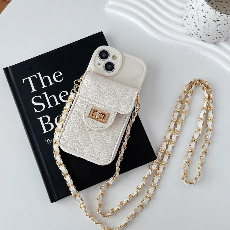 Silicone Wallet Phone Case with Strap