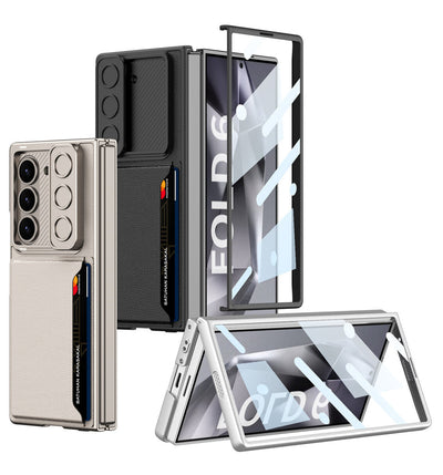 Ultra-Thin Z Fold 6 Card Holder, Screen Protector Case