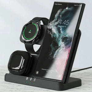 3 in 1 Wireless Charger Stand for Samsung Galaxy S23 Series - casestadium