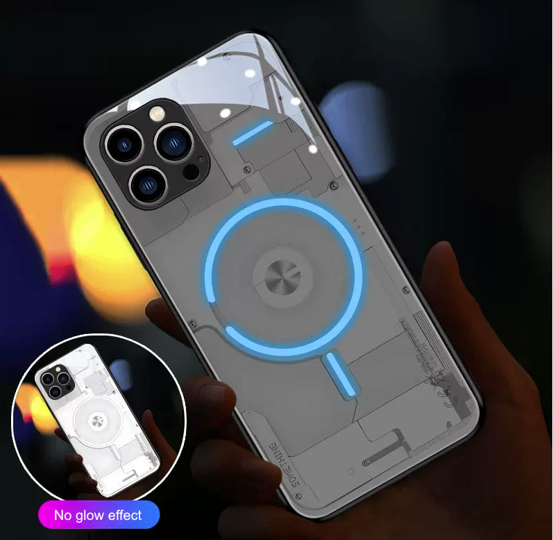 Voice-activated Luminous Magnetic Charging iPhone Case - casestadium