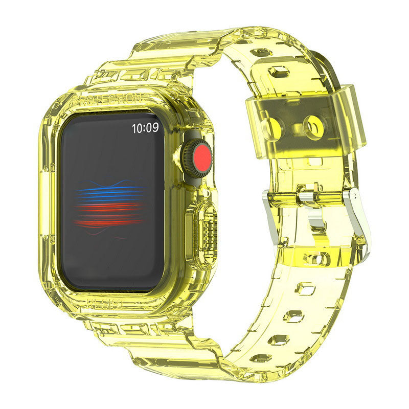 Luxury Transparent Case Strap For Apple Watch Series 41/45/49 mm