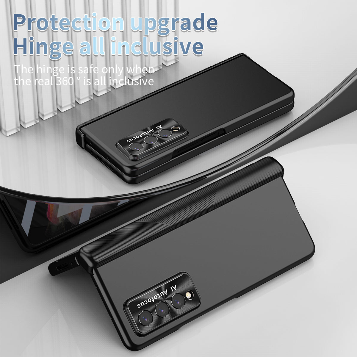 Anti-Falling Pen Holder Hard Case for Samsung Galaxy Z Fold4 5G Fold3 - casestadium