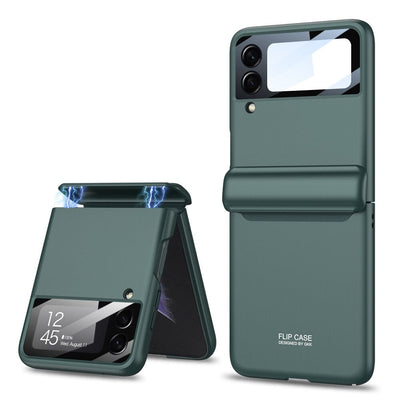 Magnetic Folding All-Inclusive Shell Case For Galaxy Z Flip 4 - casestadium