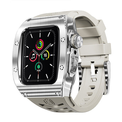 Luxurious Titanium Alloy Case Strap For Apple iWatch 44/45/49 mm