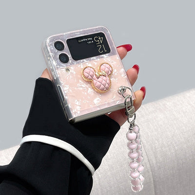 Cute Pink Phone case For Samsung Galaxy Z Flip 4, Z Flip 3 - casestadium