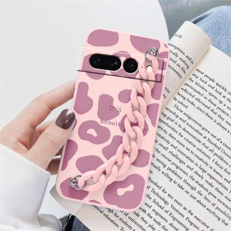 Flowers Silicone Matte Cover For Google Pixel 7 Pro