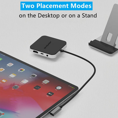 Stand & Dock Station 7-in-1 USB for Tablet Laptop iPad Pro and MacBook Pro