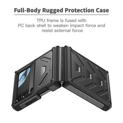 Shockproof Armor Case For Samsung Galaxy Z Flip 4 - casestadium