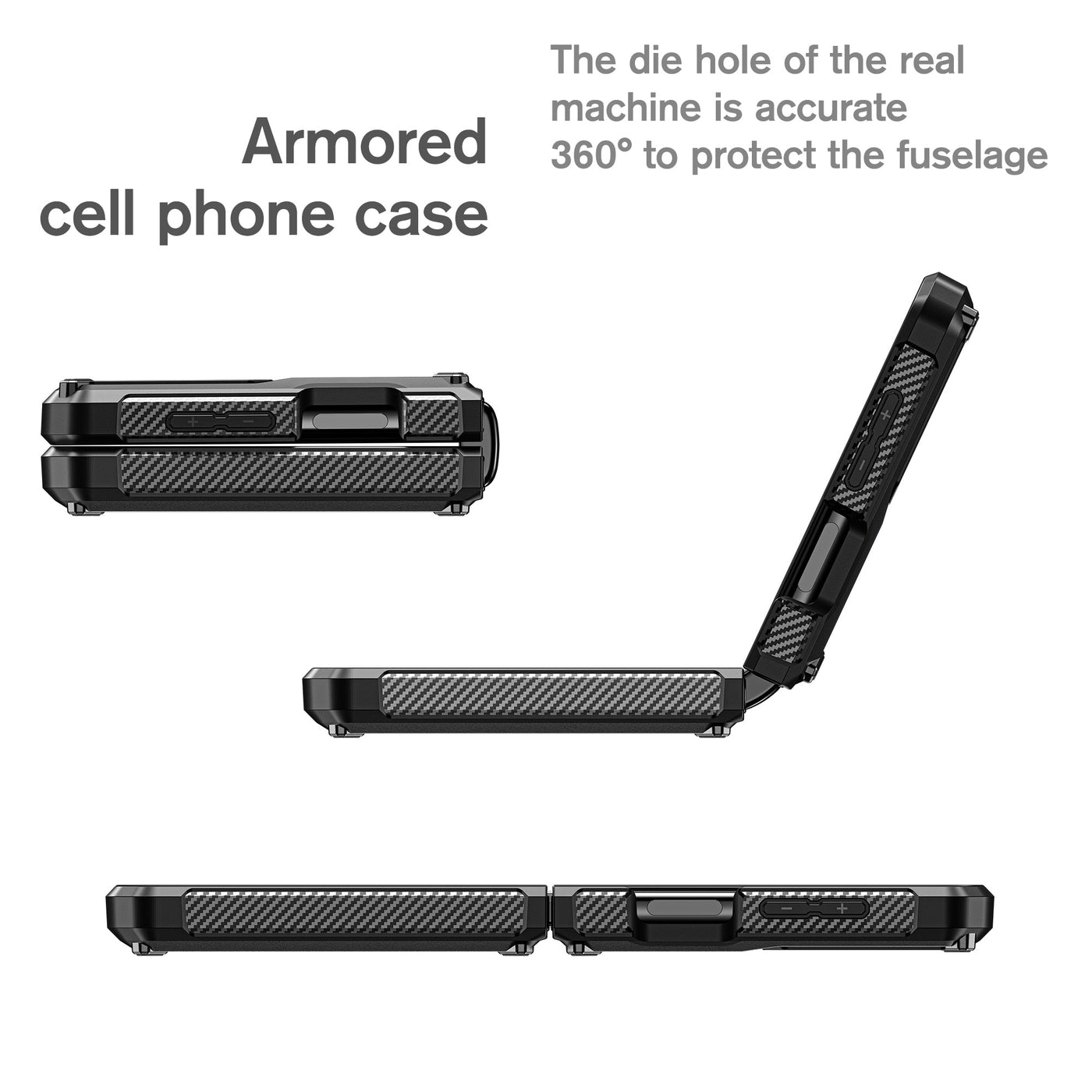 Shockproof Armor Case For Samsung Galaxy Z Flip 4 - casestadium