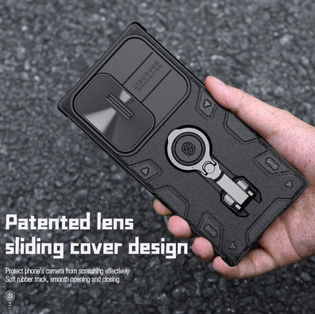 Armor Pro Slide Camera Protection Back Case For Samsung Galaxy S23 Ultra - casestadium