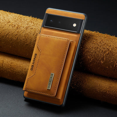 2 In 1 Detachable Card Pocket Magnetic Wallet Case for Google Pixel 7 Series