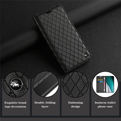 Luxury Leather Wallet Case for Samsung Galaxy S23 Series - casestadium