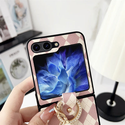 Luxury Cute Ring Phone Case For Samsung Galaxy Z Flip 5