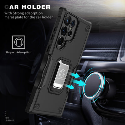 Anti-Drop Case with Ring Holder for Samsung Galaxy S23 Series - casestadium