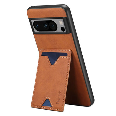 Leather Case with Card Wallet for Google Pixel 8 Series